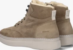 taupe nubikk hoge sneakers jonah polar fur