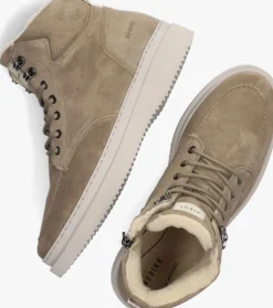 taupe nubikk hoge sneakers jonah polar fur