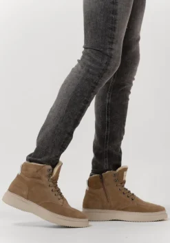 taupe nubikk hoge sneakers jonah polar fur