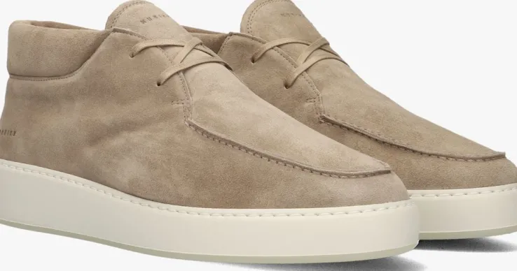 taupe nubikk veterschoenen jiro gio fur