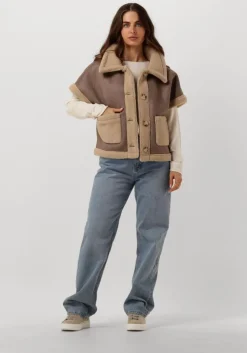 taupe nukus gilet athena gilet