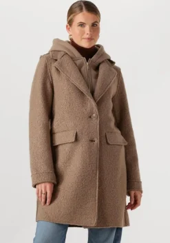 taupe nukus mantel inna jacket boucle