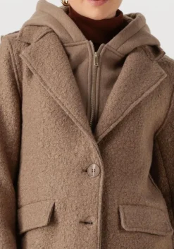 taupe nukus mantel inna jacket boucle
