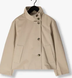 taupe object trenchcoats objgro re short jacket