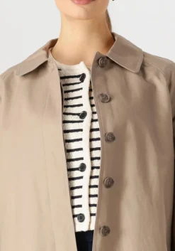 taupe object trenchcoats objvega l/s re long coat