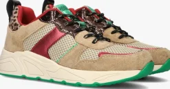 taupe omoda lage sneakers zoë