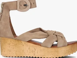 taupe omoda sandalen 722028