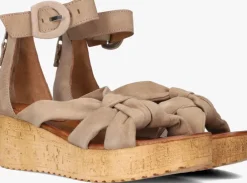 taupe omoda sandalen 722028