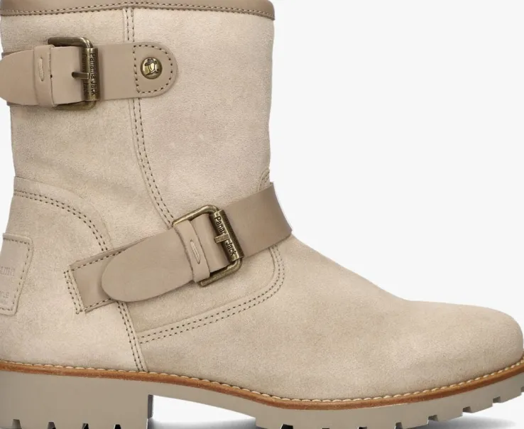 taupe panama jack biker boots felina b25