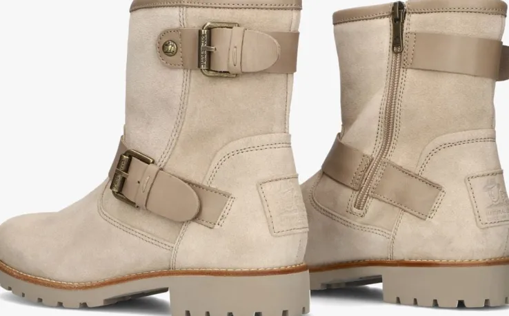 taupe panama jack biker boots felina b25