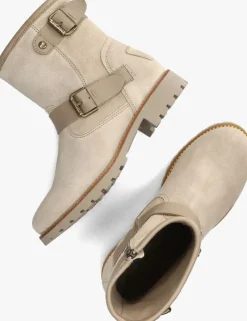 taupe panama jack biker boots felina b25
