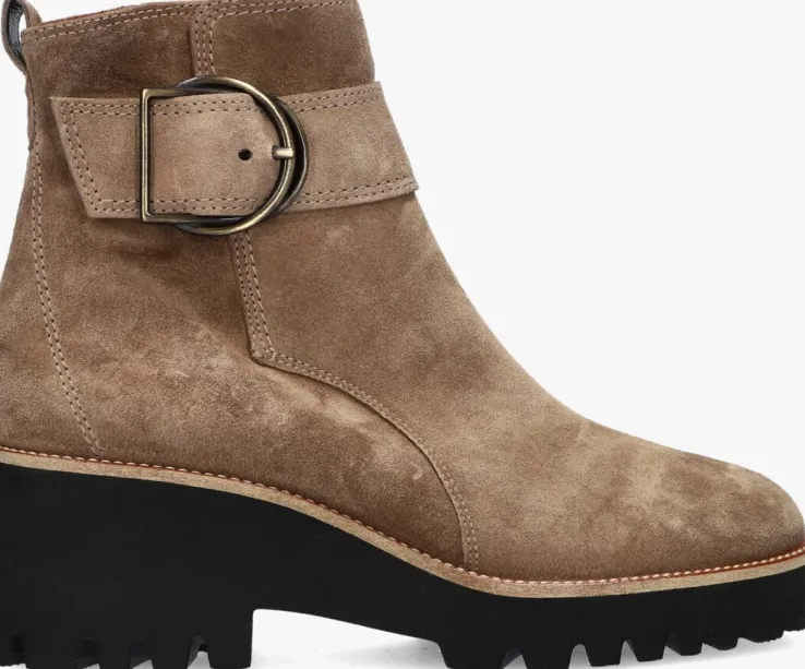 taupe paul green enkellaarsjes 9763