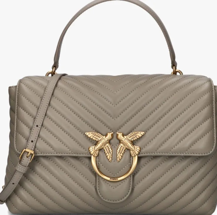 taupe pinko handtas love lady puff big cl sheep