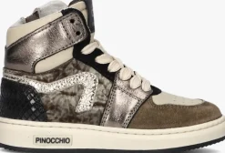taupe pinocchio hoge sneakers p1765