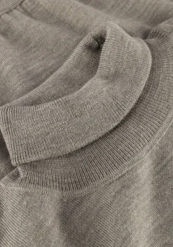 taupe profuomo coltrui pullover roll neck