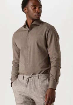 taupe profuomo klassiek overhemd shirt cutaway sc sf
