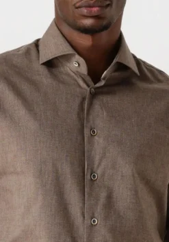 taupe profuomo klassiek overhemd shirt cutaway sc sf