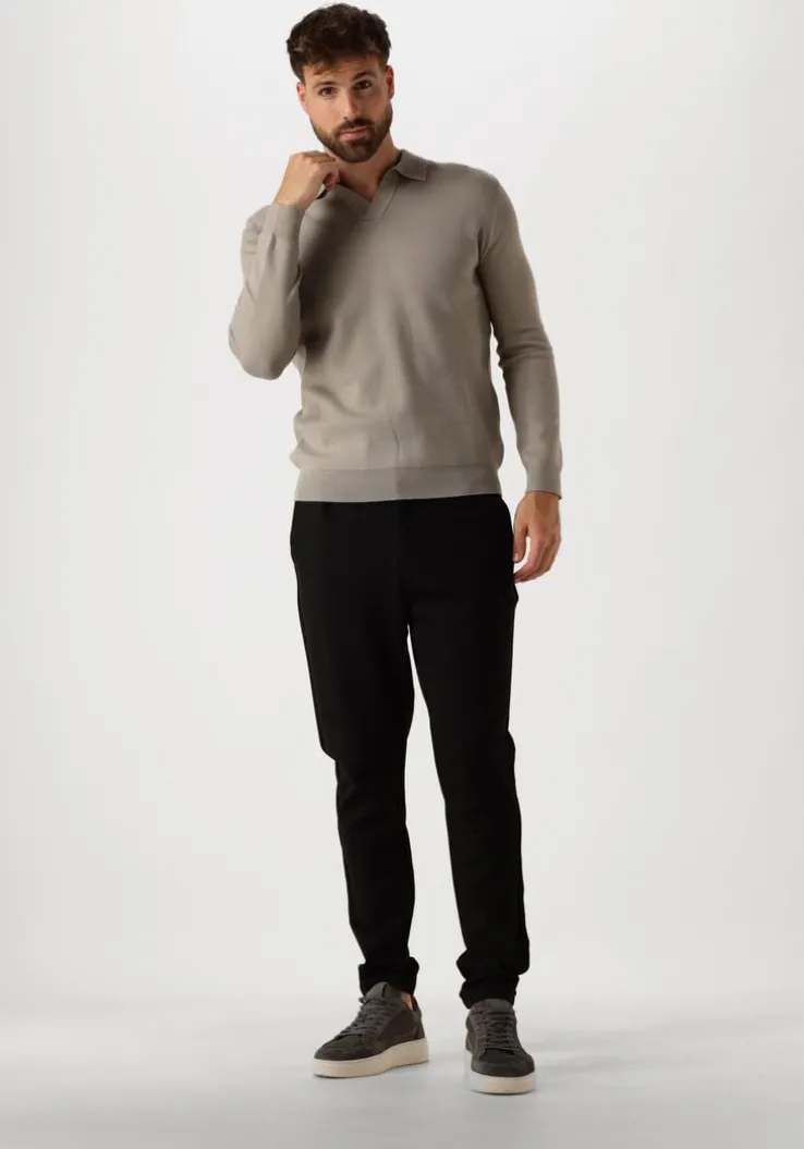 taupe pure path polo regular fit knitwear polo808