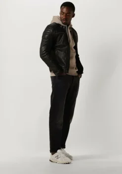 taupe pure path sweater essential logo hoodie