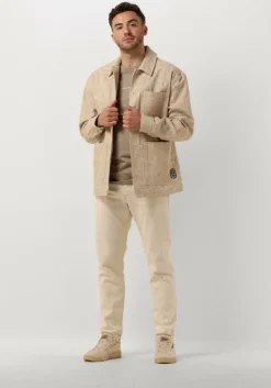 taupe pure path t-shirt tshirt with front and back print