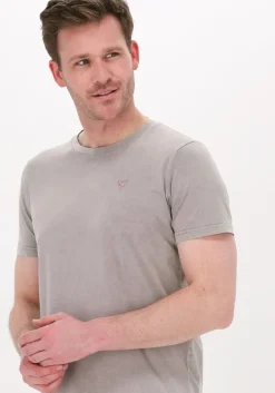 taupe purewhite t-shirt 22010114