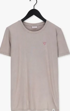taupe purewhite t-shirt 22010114