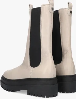 taupe red-rag chelsea boots 74434