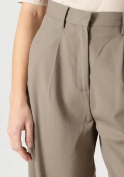 taupe second female pantalon carlane trousers