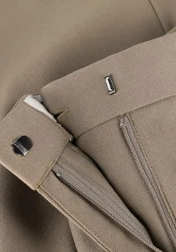 taupe second female pantalon carlane trousers