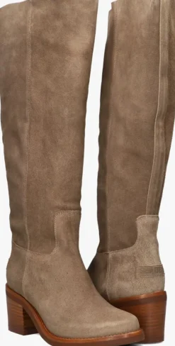taupe shabbies hoge laarzen puk tuba