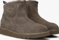 taupe shabbies vachtlaarzen palissa ankle boot