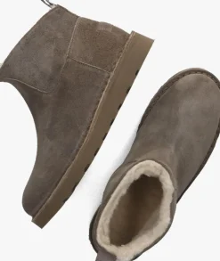 taupe shabbies vachtlaarzen palissa ankle boot