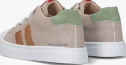 taupe shoesme lage sneakers sh23s004