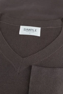 taupe simple trui talia