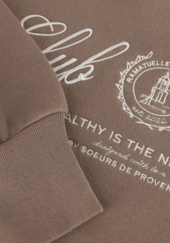 taupe soeurs de provence sweater luce sweater