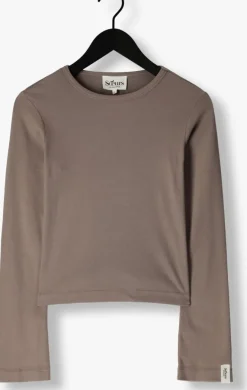 taupe soeurs de provence tops & t-shirts lorraine tee