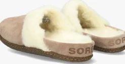 taupe sorel pantoffels nakiska slide