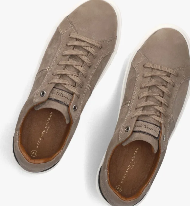 taupe stefano lauran lage sneakers star 006