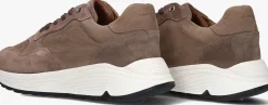 taupe stefano lauran lage sneakers star 007