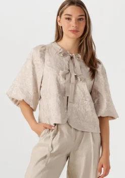 taupe summum blouses blouse jacquard