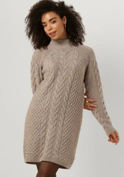 taupe suncoo mini jurk chona