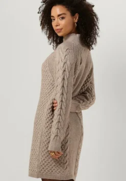 taupe suncoo mini jurk chona