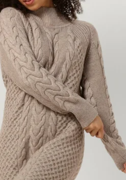 taupe suncoo mini jurk chona