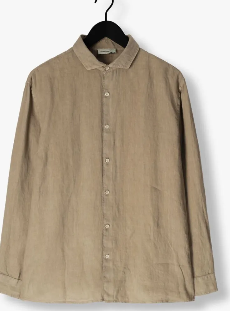 taupe the goodpeople casual overhemd soho