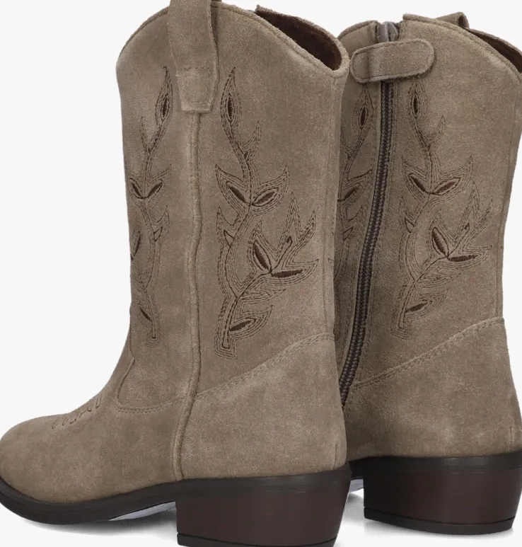 taupe ton & ton cowboylaarzen mayla