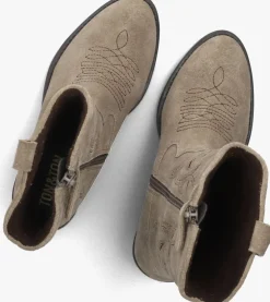 taupe ton & ton cowboylaarzen mayla
