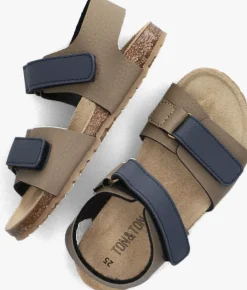 taupe ton & ton sandalen denniz