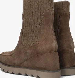 taupe unisa enkellaarsjes leysa