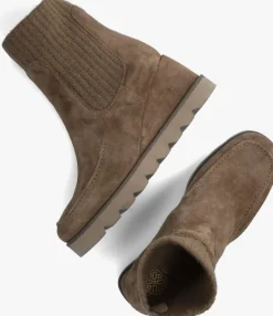 taupe unisa enkellaarsjes leysa