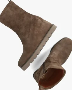 taupe unisa enkellaarsjes leticia